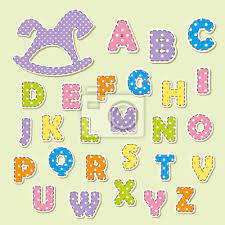 A big bubble letters alphabet can be a great way for your child to start learning how to write his or. Abc Letters For Kids Wandposter Poster Handarbeit Schaukelnd Polka Myloview De