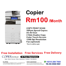 Prices provided are for reference only. Harga Fotokopi Price List Malaysia Copier World Malaysia