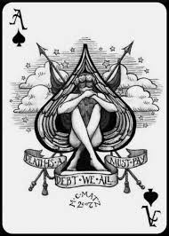 Ace Of Spades Card Black And White Pin By Jessica Darke On A Ace Of Spades Tattoo Playing Card Tattoos Ace Card