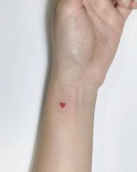 Tiny Red Heart Tattoo On The Wrist Tattoos Tattoosforwomen Tattoodesigns Hearttattoo Red Heart Tattoos Heart Tattoo Wrist Small Heart Tattoos