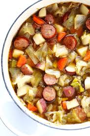 This Cabbage Sausage And Potato Soup Recipe Is Hearty And Comforting Easy To Make And So Savory Cabbage Soup Recipes Cabbage And Sausage Potato Soup Recipe