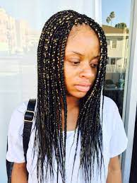 Thick mohawk with micro braids. African Hair Braiding By Aawa Home Facebook