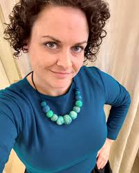 This might be the most Wilde Blu Creations thing ever. I was so inspired by  the herring spawn I saw last weekend that I decided to make a necklace  inspired by the