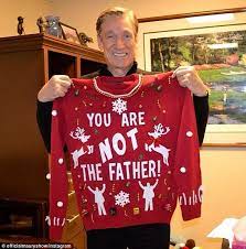 'this is not springer' twenty years later, maury povich's talk show is still leaving viewers' jaws on the floor. Maury Povich Pokes Fun At Paternity Test Slogan With Christmas Sweater Daily Mail Online