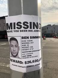 His height has given him a great advantage in. Ben Simmons Missing Poster Outside Basketball Forever Facebook
