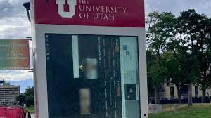 Porn found on University of Utah campus billboard