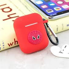 Red Spider Non Slip Soft Silicone Case For Apple Airpods Airpods 1 2 Cases Guuds Silicon Case Soft Silicone Case