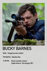 Bucky Barnes Minimalist Poster Marvel Posters Bucky Barnes Marvel Cinematic