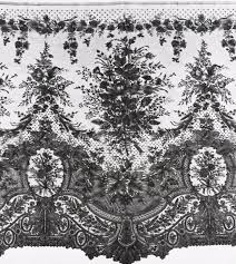 Remarquable Volant Pour Jupe En Dentelle De Chantilly Bayeux Fuseaux Vers 1855 Large Volant A L Etat De Dentelle Chantilly Jupe Dentelle Dentelle Ancienne