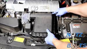 Low prices on cabin air filter for your toyota prius at advance auto parts. 2010 2015 Toyota Prius Engine Air Filter Replacement Youtube