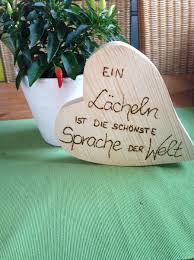 Deko Herz Mit Spruch Basteln Holzgeschenke Geschenke Aus Holz