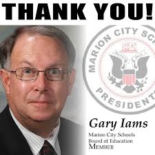 I have many people to thank following my re-election to the Marion City  Schools Board of Education. First of all, I want to thank my wife, Denise.  Her love, support and enthusiastic “