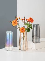 Flowers play a big role in our lives. Nordic Glass Vase Creative Colourful Terrarium Small Flower Pot Hydroponic Systems Aesthetic Cute Room Home Decoration Vases Aliexpress
