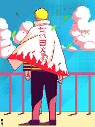 7th Hokage Pixelart Naruto Anime Pixel Art