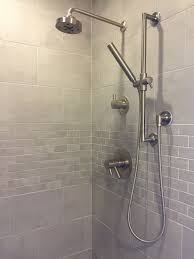 It Took Years Finally Tiled Shower Daltile Skybridge In Gray Bathroom Shower Tile Large Tile Bathroom Shower Tile
