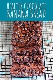 Healthy Chocolate Banana Bread A Nerd Cooks Chocolate Banana Bread Chocolate Banana Bread Recipe Healthy Chocolate Banana
