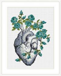 Download and print any pdf cross stitch design for free from the list below to make your own. Set 3 Anatomical Cross Stitch Pattern Floral Anatomical Cross Etsy Floral Cross Stitch Cross Stitch Cross Stitch Patterns Free