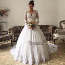 Item Type Wedding Dresses Sleeve Style Regular Built In Bra Yes Decoration Ap Long Sleeve Wedding Dress Lace Ball Gown Wedding Dress Long Vintage Wedding Dress