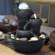 Curbside pickup · everyday low prices · savings spotlights Desktop Water Fountain Submersible Pump Indoor Decoration Portable Tabletop Decorative Waterfall Kit For Bedroom Office Home Tabletop Zen Fountain Relaxation Illuminated Waterfall For Indoor Outdoor Walmart Com Walmart Com