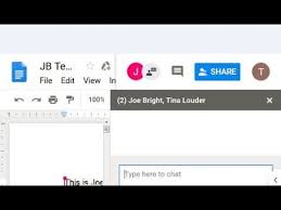 Never miss out on the latest updates and handy tips for getting the most out of google docs. Google Docs Collaboration 1 5 Chat Youtube