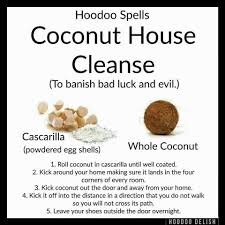 Coconut House Cleanse Hoodoo Magic Hoodoo Conjure Rootwork Hoodoo Spells