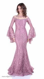 Abiyenial Uzun Dantelli Abiye Elbise Aksamustu Giysileri The Dress Elbise