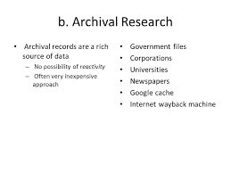 Thus, to the extent that participation in social impact work is considered women's work, men's participation in such work is likely to be viewed as violating norms. Non Experimental Designs Outline 1 Experimental Vs Non Experimental Research 2 Four Kinds Of Non Experimental Research Observational Research Archival Ppt Download
