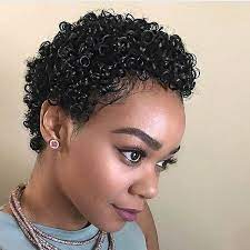 Tapered Natural Hair Big Chop Twa Curly Natural Curls Curly Hair Styles Naturally Jheri Curl