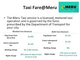 Meru Cabs Indias Finest Taxi Services