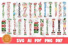 Christmas icons and vector packs for sketch, adobe illustrator, figma and websites. 900 Ide All New Svg Files Resources Di 2020 Font Tipografi Font Gratis Monogram Logo