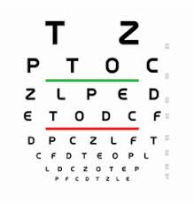 Distance visual acuity test for testing at 10 feet. Snellen Chart Vector Images Over 230
