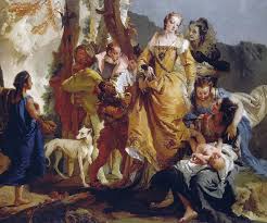 Giovanni Battista Tiepolo The Retrieval Of Moses 1740 At National Gallery Of Scotland Edinburgh Scotland Venetian Art 18th Century Paintings Painting