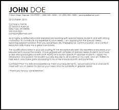 Sample cover letters for teaching assistant and tutoring positions, along with tips for what to include, and how to write and format your letter or email. Free Special Needs Teaching Assistant Cover Letter Templates Resume Now