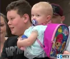 Hurley Elementary student, Jayden Hampton, recently received an “Honorary  Firefighter” recognition with the Lock Fire Department. This honor was  presented to Jayden for his heroic actions in saving his little sister  during