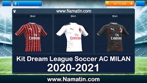 All goalkeeper kits juga saya share dibawah ini. Logo Kit Dls Ac Milan 2020 2021 Lengkap Namatin