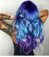 I agree that akira will default on the puberty thing and the hair turns from purple to blue with age. 60 Surprising Blue Hair Color Photos Dye Tutorial Yve Style Com