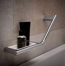We stock a full range of coloured grab rails designed to provide high visibility and increased contrast when using our contemporary product ranges. Keuco Plan Grab Bar With Integrated Soap Holder Uk Bathrooms