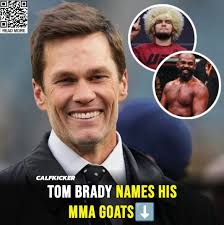 Tom Brady names Jon Jones and Khabib as his MMA GOATs in a recent  conversation with Nina-Marie Daniele. >> More in comments👇
