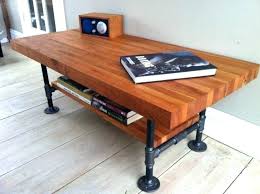 Black steel pipe coffee table legs. Pin On Furniture