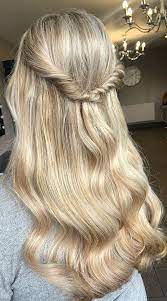 Gorgeous Half Up Hairstyles 45 Stylish Ideas Loose Waves Hair Styles Bridesmaid Hair Down Half Up Hair