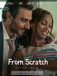 Just watching From Scratch with ,Zoe saldana it's such a sad but beautiful  love story I'm choked up watching it