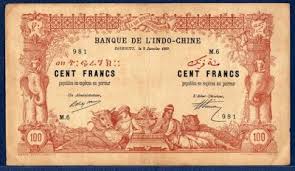 Djibouti French Somaliland Currency 100 Francs Banknote Of 1920 Issued By The Banque De L Indochine Bank Notes Djibouti Vintage World Maps