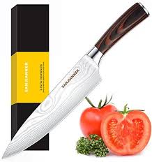 Chef Knife Professional Kitchen Knife 8 Inch German High Https Www Amazon Co Uk Dp B073x2hqbh Ref Cm Sw Professional Kitchen Knives Kitchen Knives Knife