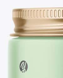 Download Matte Cosmetic Jar With Metallic Cap Mockup In Jar Mockups On Yellow Images Object Mockups PSD Mockup Templates