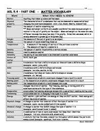 Science Sol 5 4 Matter Atoms 5th Grade 19 Pages Matter Science Science 5th Grade Science