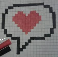 Te Amo Emoji Te Amo Emoji Pixel Art Minecraft Piksel Sanati Hama Boncugu
