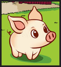 How To Draw A Simple Pig Step By Step Drawing Guide By Dawn Dragoart