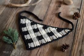 In this section, you can find free dogs knitting patterns. Plaid Crochet Dog Bandana Free Crochet Pattern Whistle And Ivy