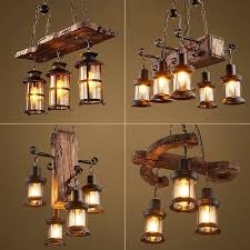 Details About Rustic Industrial Pendant Light Vintage Farmhouse Wood Chandelier Ceiling Lights In 2020 Rustic Industrial Pendant Lighting Industrial Pendant Lights Ceiling Lights