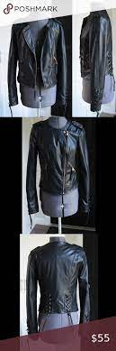 Express Vegan Leather Moto Jacket Black Xs Perfect In 2020 Vegan Leather Moto Jacket Leather Moto Jacket Vegan Leather